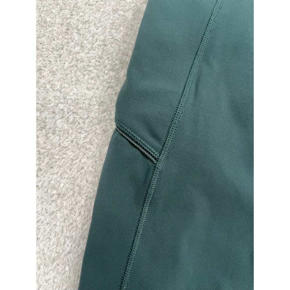 Lululemon Speed Up Crop 21" Dark Forest Green Luxtreme Running Leggings Size 4 - Picture 12 of 12